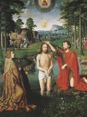 Gerard David The Baptism of Christ (mk08) oil painting image